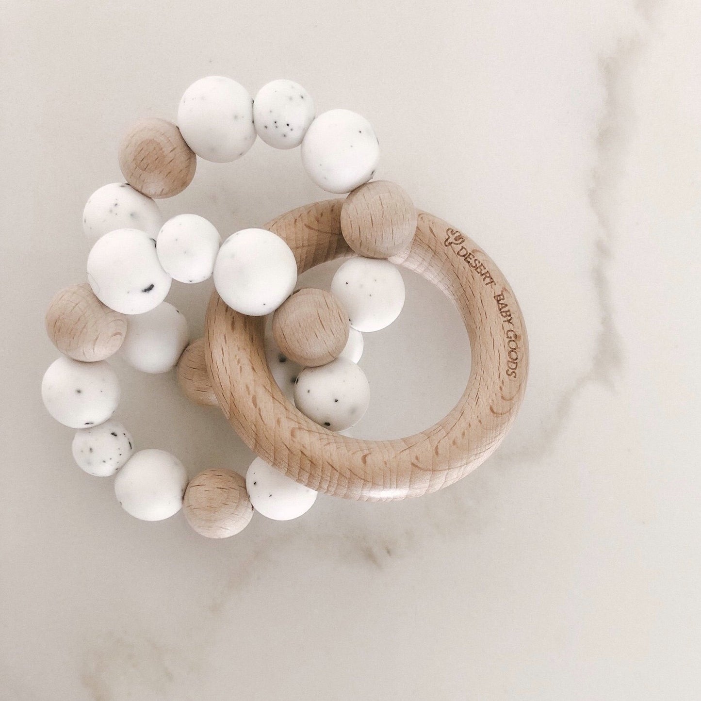 Wooden Marble Teethers - Desert Baby Goods